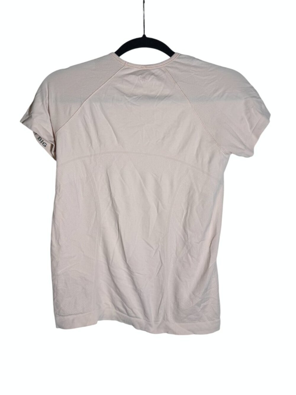 Athleta Girl Performance Tee Dream Crazy Big Blush Pink Size Large Stretchy - Picture 2 of 6